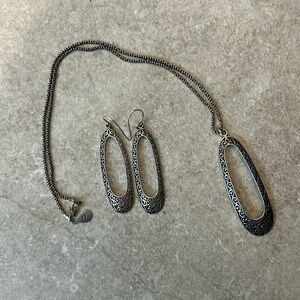 Silpada Necklace & Earring Set